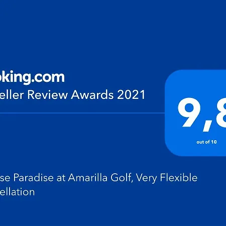 Sunrise Paradise At Amarilla Golf, Remote Work, Swimming Pool, Terrace And Near The 아파트 산미겔데아보나